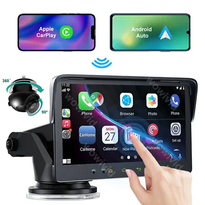 7inch Touch Screen Truck Car Portable Wireless Apple CarPlay Android Auto Radio • $84.57