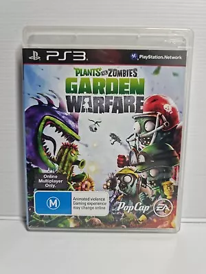 Plantsvs Zombies Garden Warfare PS3 Sony Playstation 3 Game Complete Used • $12.95