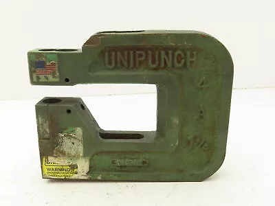 Unipunch 4A-1 1/4-LPD Press Brake Punch C Frame 3/4  Strippit 4  Throat 1-1/4  W • $74.99