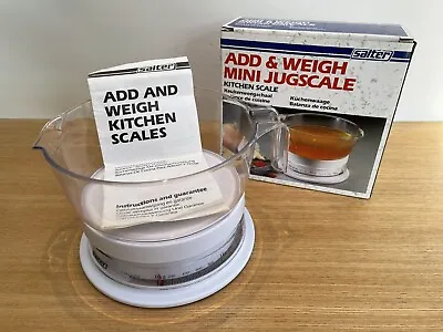 Salter Add & Weight Jug Scales Boxed • £19.99