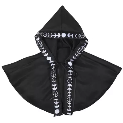  Ritual Cloak Costume Pagan Hooded Poncho Halloween Cape Halloween+costumes • £14.35