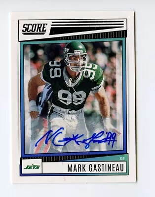 E933 Mark Gastineau Auto 2022 Score #300 New York Jets Rare Sp Autograph • $12.99