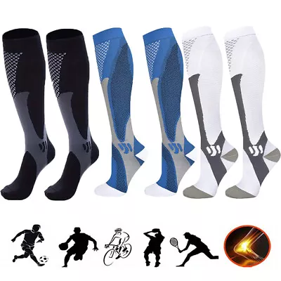 Compression Socks Stockings 20-30mmHg Support Miracle Calf Leg Sport Men Women • $4.99