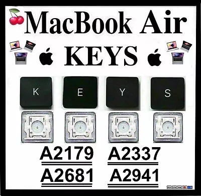 🍒 MacBook AIR Keys Models:  A2179  A2337  A2681  A2941  W & W/O Clip • £6.85