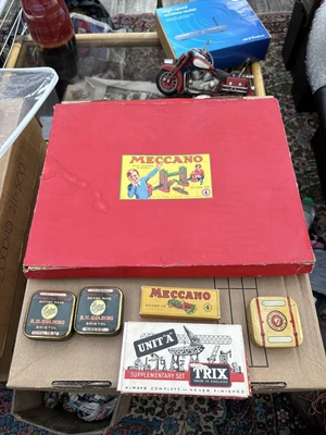 £295 • Buy Vintage 1940's/50's Meccano Outfit No. 4 Play Set