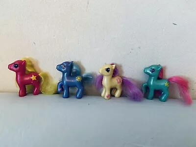 RARE McDonalds Happy Meal Hasbro My Little Pony G3 2004 Set Of 4 Ponies! • £9.95