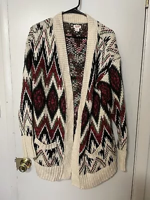 Mossimo Supply Co Chunky XL Cardigan Sweater - Cool Western Pattern • $22