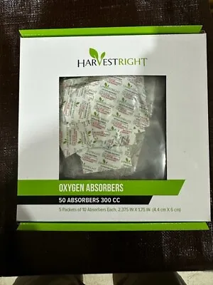 $19.95 • Buy Harvest Right - 300 CC Oxygen Absorbers (50-Pack) - Free Shipping