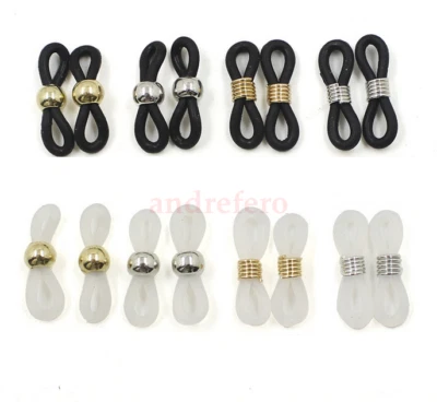 $13.29 • Buy Rubber Connectors Ends Eyeglass Glasses Spectacles Holder Join Repair Chain Cord