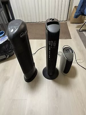 Lot Of 3 Sharper Image Ionic Pro Turbo Breeze Desktop Quadra GP Air Purifiers • $219