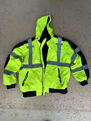 Utility Pro High Visibility Safety Bomber Jacket XXL • $20