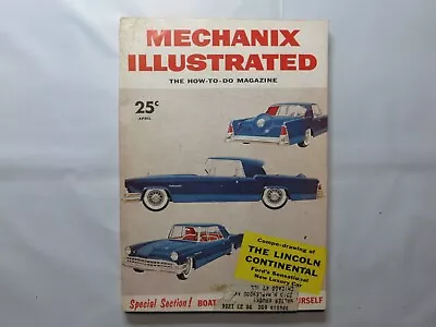 Mechanix Illustrated - Apr. 1955 Lincoln Continental - Go Fly A Kite E4 • $12.99