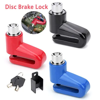 Anti Theft Disk Disc Brake Rotor Safety Lock For Scooter Bike Bicycle Motorcycle • $7.89