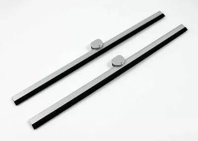 VW TYPE2 BUS 1955-1967 WINDSHIELD WIPER BLADES 275mm SILVER DELUXE MICROBUS PAIR • $19