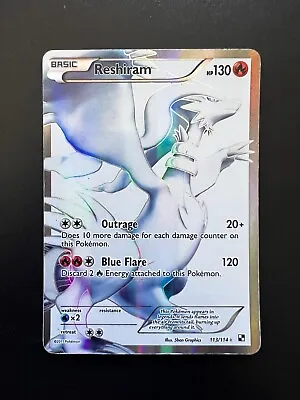 Reshiram 113/114 Black And White Base Set Classic Collection Pokemon Card TCG • $30