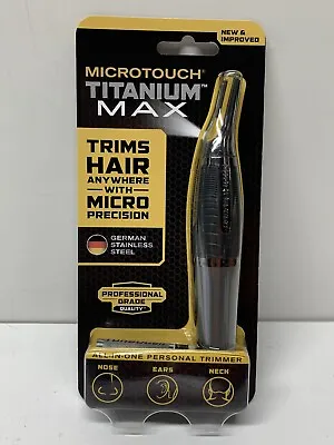 MicroTouch Titanium MAX Lighted Personal Trimmer #MTTTMAX    NEW • $15.49