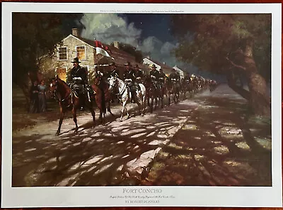  Fort Concho  Buffalo Soldier Limited Edition Print Robert Summers 9th 10th Cav • $175