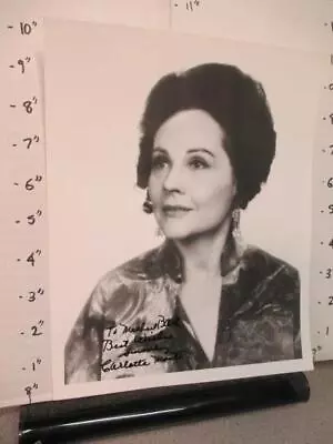 Movie Photo 1970s CARLOTTA MONTI Mrs W.C. Fields Autograph • $29.99