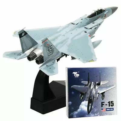 1/100 Eagle F15 U.S Air Force Fighter Diecast Aircraft Airplane Model With Stand • $37.99