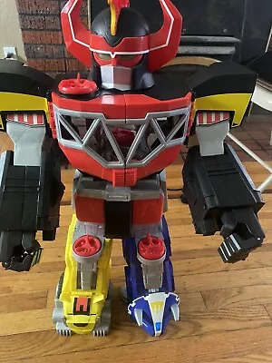 2015 Mighty Morphin Power Rangers Megazord Imaginext Playset 27  Fisher Price • $40