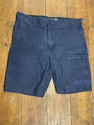 FXD Navy Blue Cargo Shorts Tradie Work Shorts Size 32 FAST POST • $42