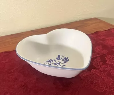 $16.99 • Buy Pfaltzgraff Pottery Vintage Yorktowne Heart Shaped Serving Dish Bowl
