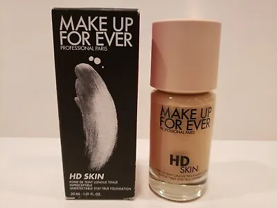 Makeup Forever~HD Skin Undetectable Stay True Liquid Foundation~1Y08~ 1oz~NIB • $29.99