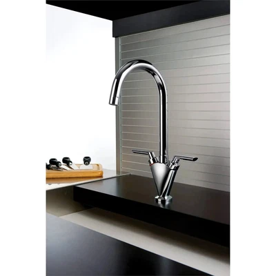 £49.99 • Buy Neptune Kitchen Twin Lever Mixer Tap - Chrome