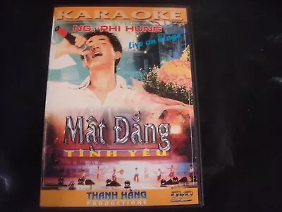 Vietnamese DVD Mat Dang Tinh Yeu Karaoke NG Phi Hung Live On Stage Thanh Hang Pr • $29.69