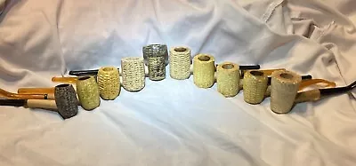 10 Vintage Estate Missouri Meerschaum Corn Cob Tobacco Pipes • $60