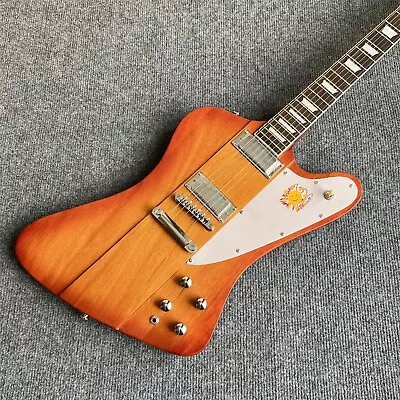 Custom Firebird 6-String Electric Guitar Transparent Yellow Metal Hardware • $283.10