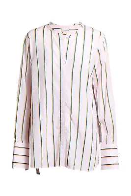 $71 • Buy Scanlan Theodore Button Up Striped Shirt Size 12 AU