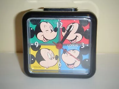 Lorus Quartz Disney Mickey Mouse Mini Alarm Clock • $14.39