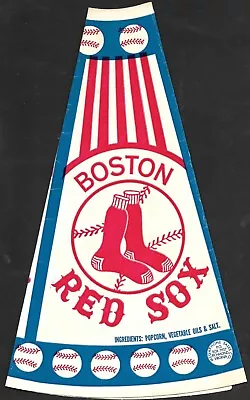 BOSTON RED SOX  Vintage Megaphone Popcorn Box  NM • $39