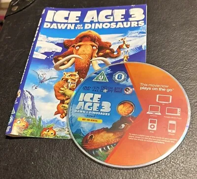 Ice Age 3 - Dawn Of The Dinosaurs - DVD & Inlay Inc - NO CASE - Free P&P • £1.97