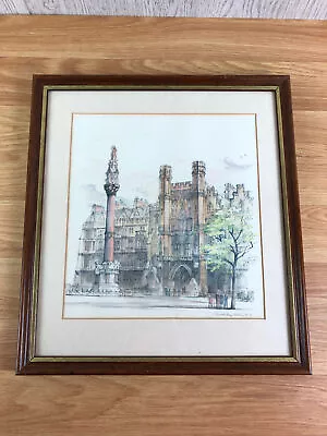 Mads Stage 1979 Frame Print Of A Cathedral Or Abbey 11 X 13  • $40.68