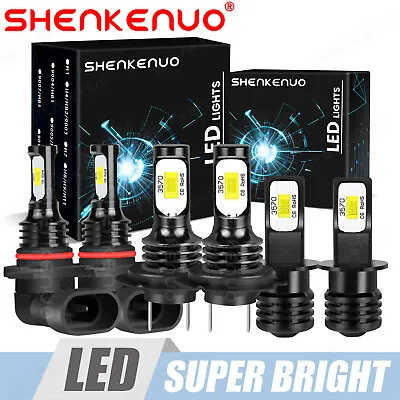 For Mazda Protege5 2002-2003 LED Headlight Bulbs High Low Beam + Fog Light Combo • $33.28