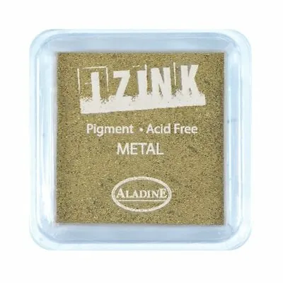 £2.55 • Buy Aladine IZINK Pigment Ink Pad SLOW DRY 5 X 5cm 2.5 X 2.5cm ACID FREE Premium Qul