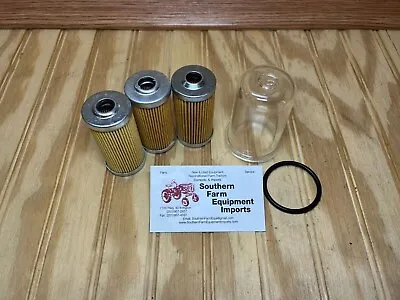 5 Piece Fuel Filter Kit For Mitsubishi Tractor Mt2201 Mt2501 With Fuel Bowl • $19.95