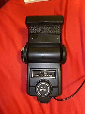 Vivitar Zoom Thyristor 285 Camera Flash Plus Owners Manual Rare And Wide Angle • $44.99