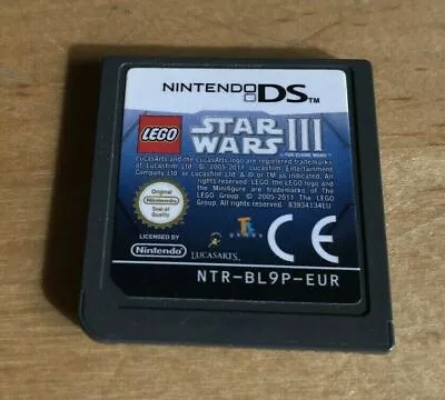 Lego Star Wars III The Clone Wars Nintendo DS Game (Cartridge Only) NO Box  • $15