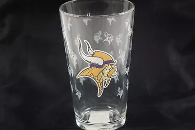 Logo Brands NFL Minnesota Vikings (1) 16oz Pint Glass • $29.99