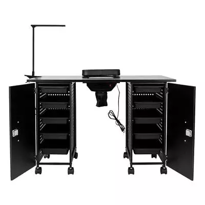 Manicure Nail Table Station Beauty Spa Desk Salon Equipment  With Storge Drawers • $205.90