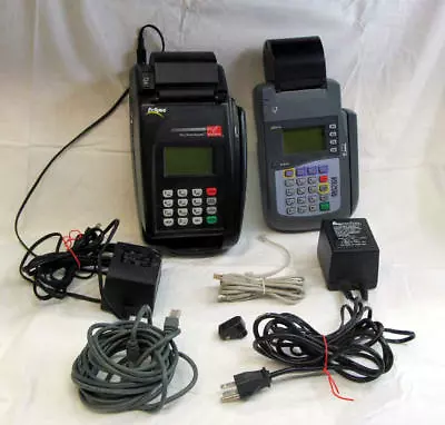 Lot Of 2 VeriFone Machines With AC Plugs And Cable Connectors AS IS Parts Bundle • $9.99