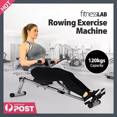FitnessLab Rowing Machine Rower Hydraulic Resistance Exercise Fitness Cardio Gym • $129