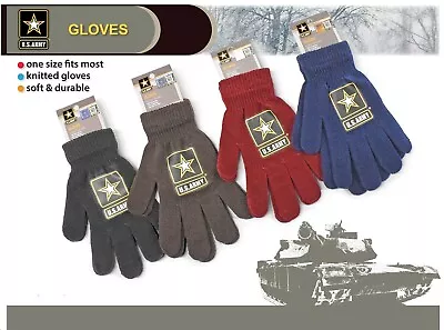 U.S. ARMY Star Logo Warm Gloves Military Officially Licensed Winter Gloves • $9.99