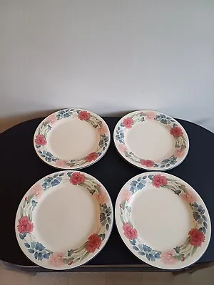 Hornsea Pottery Romance Design 10.5 Inch Dinner Plates X 4 - Minimal Use Only • £30