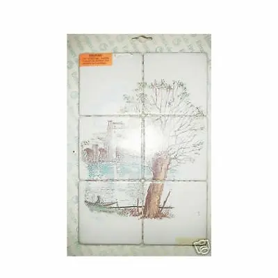 Antique Ceramic Mosaic Mural  • $22.60