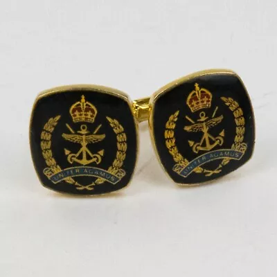 Vintage Cufflinks - Naval & Military Club (Pipeclay Club)  Uniter Agamus  • $19.99