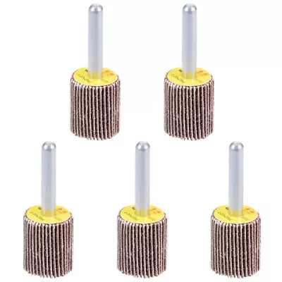 £9.42 • Buy 5Pcs 20mm Flap Wheel Sandpaper Sanding Disc Abrasive For Rotary Tool 80 Grit